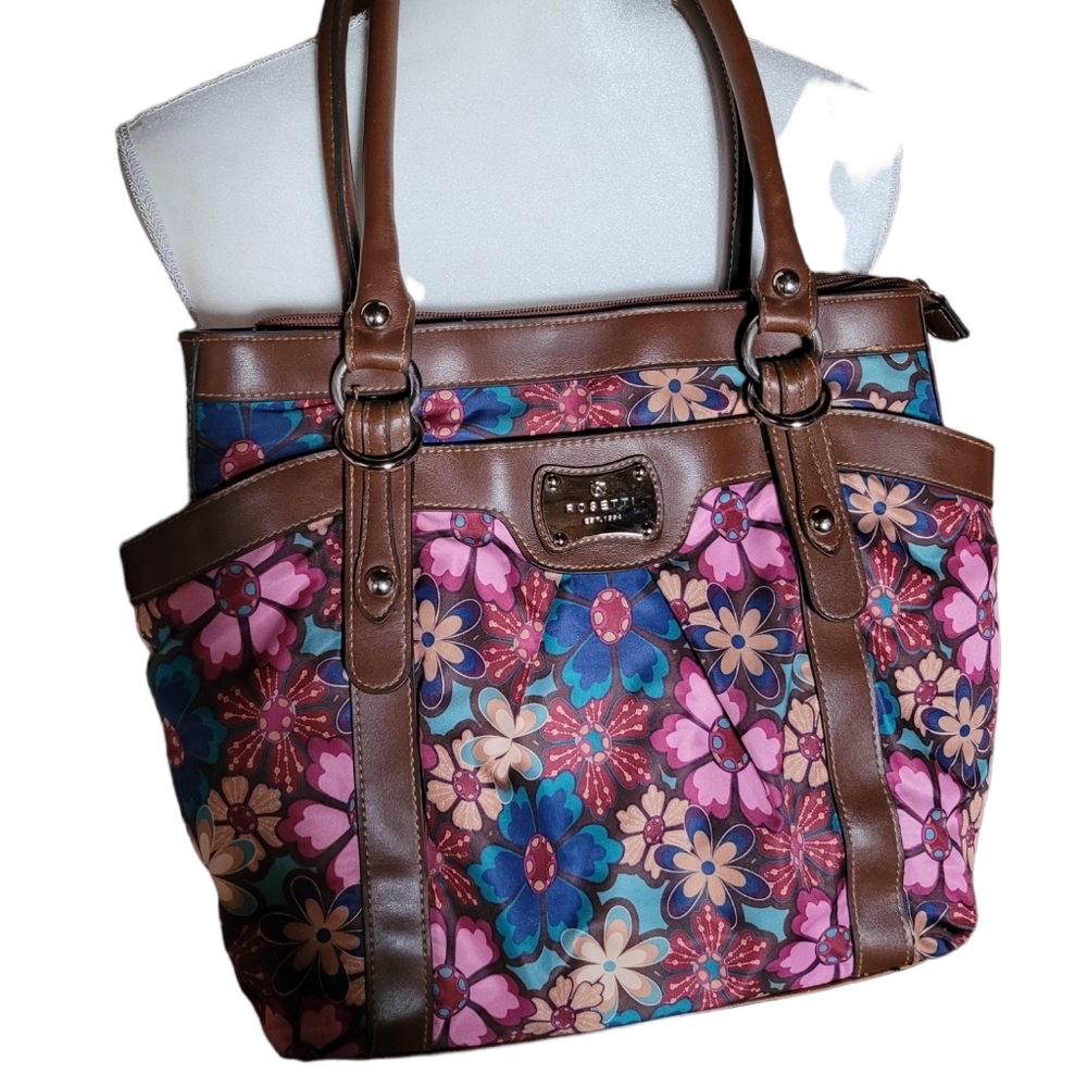 Rosetti Handbag Purse Floral Design